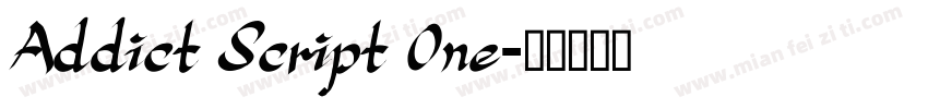 Addict Script One字体转换